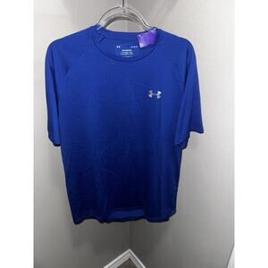 Under Armour Men’s Blue Tech T-Shirt Size L Short Sleeve Athletic